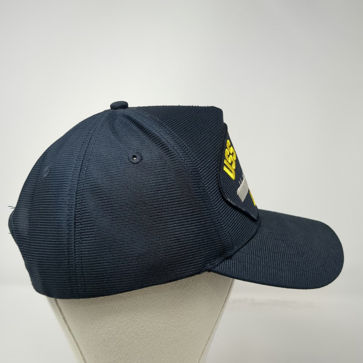 Military Best 5 Panel Blue One Size Hat USS Tarawa LHA-1 Ship Snapback Mesh Back