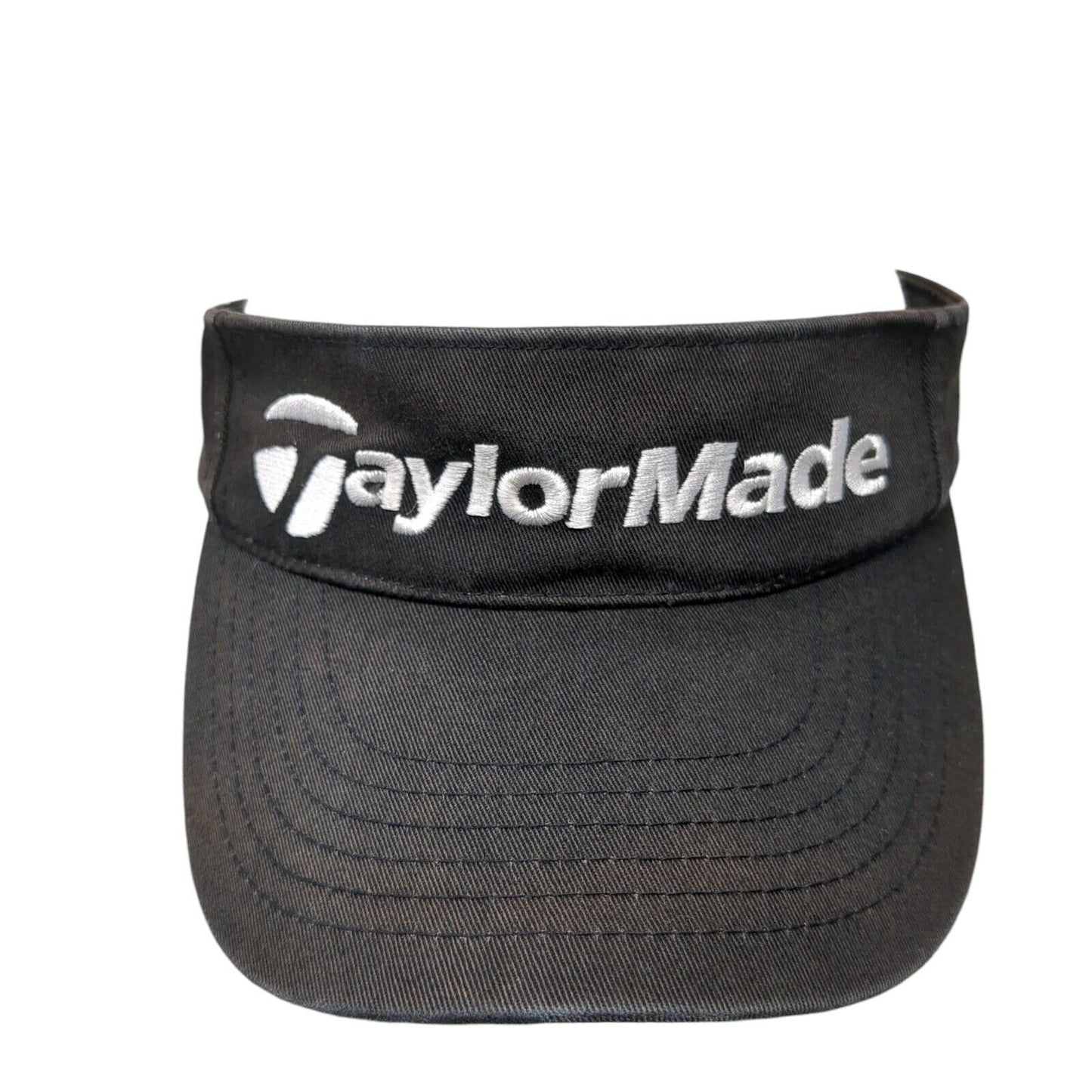 TaylorMade Strapback Golf Visor Hat Black One Size Adjustable Outdoor