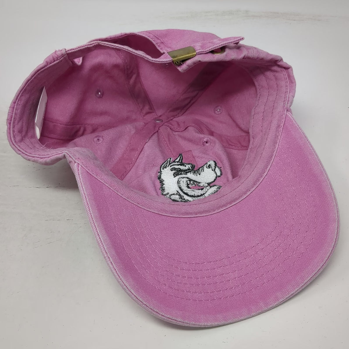 Buyers Products Company Baseball Cap Pink One Size Slideback Mascot Logo Hat