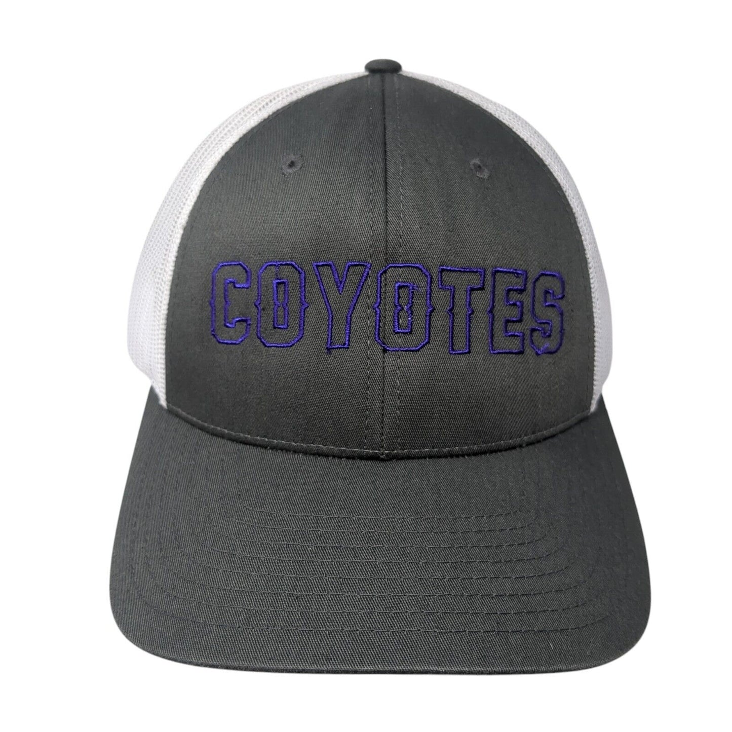 Coyotes Snapback Mesh Back Trucker Hat Gray M/L Adjustable Richardson