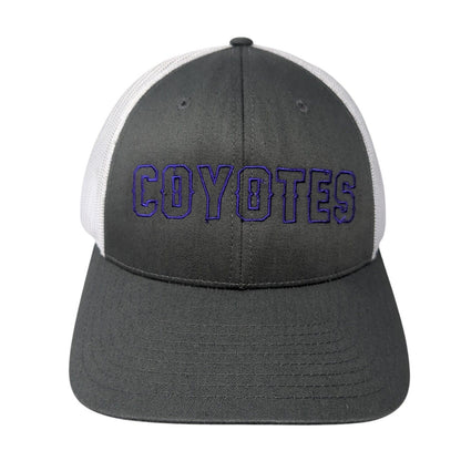 Coyotes Snapback Mesh Back Trucker Hat Gray M/L Adjustable Richardson