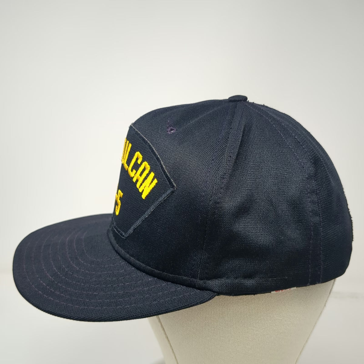 AJD Snapback Blue Hat L USS Vulcan AR-5 Navy Ship Military Embroidered Patch