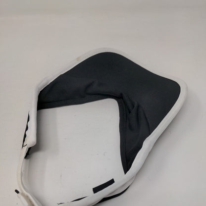 Athletic Works Strapback Sun Visor Hat Black OSFM Adjustable Lightweight Blank