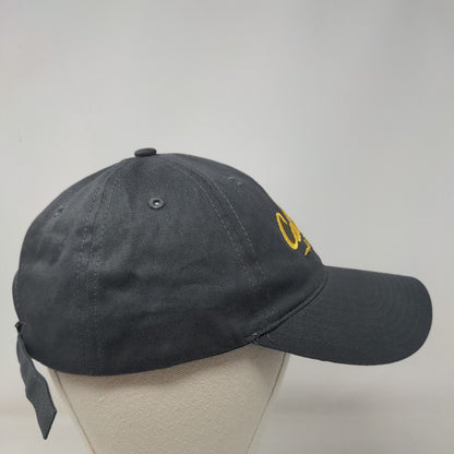 Cabela's Club Men's Slideback Hat Gray OSFM Embroidered Logo Adjustable