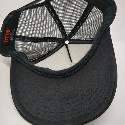 Otto Trucker Hat Black One Size pFriem Family Brewers Hood River Oregon Mesh Hat