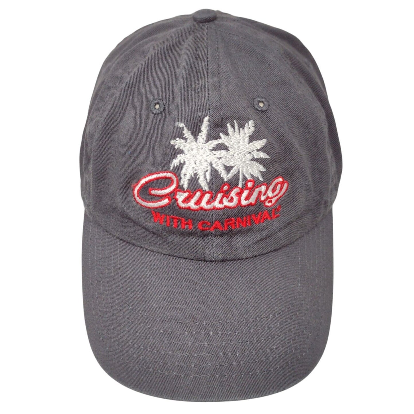 Cruising With Carnival Slideback Hat Gray OSFA Embroidered Newhattan