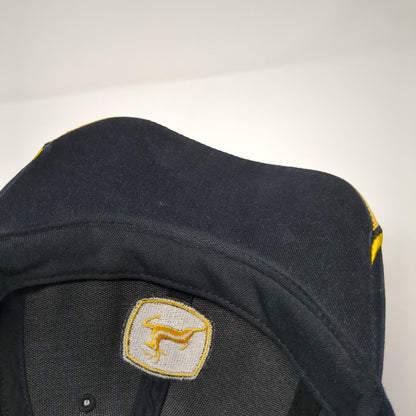 John Deere Slideback Hat Black One Size Adjustable Embroidered 6 Panel