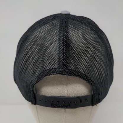 T.A. Of Southern Idaho Snapback Trucker Hat Gray One Size Mesh Back Richardson