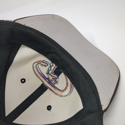 Outdoor Cap Snapback Black One Size Arizona Diamondbacks Hat Gray Undervisor