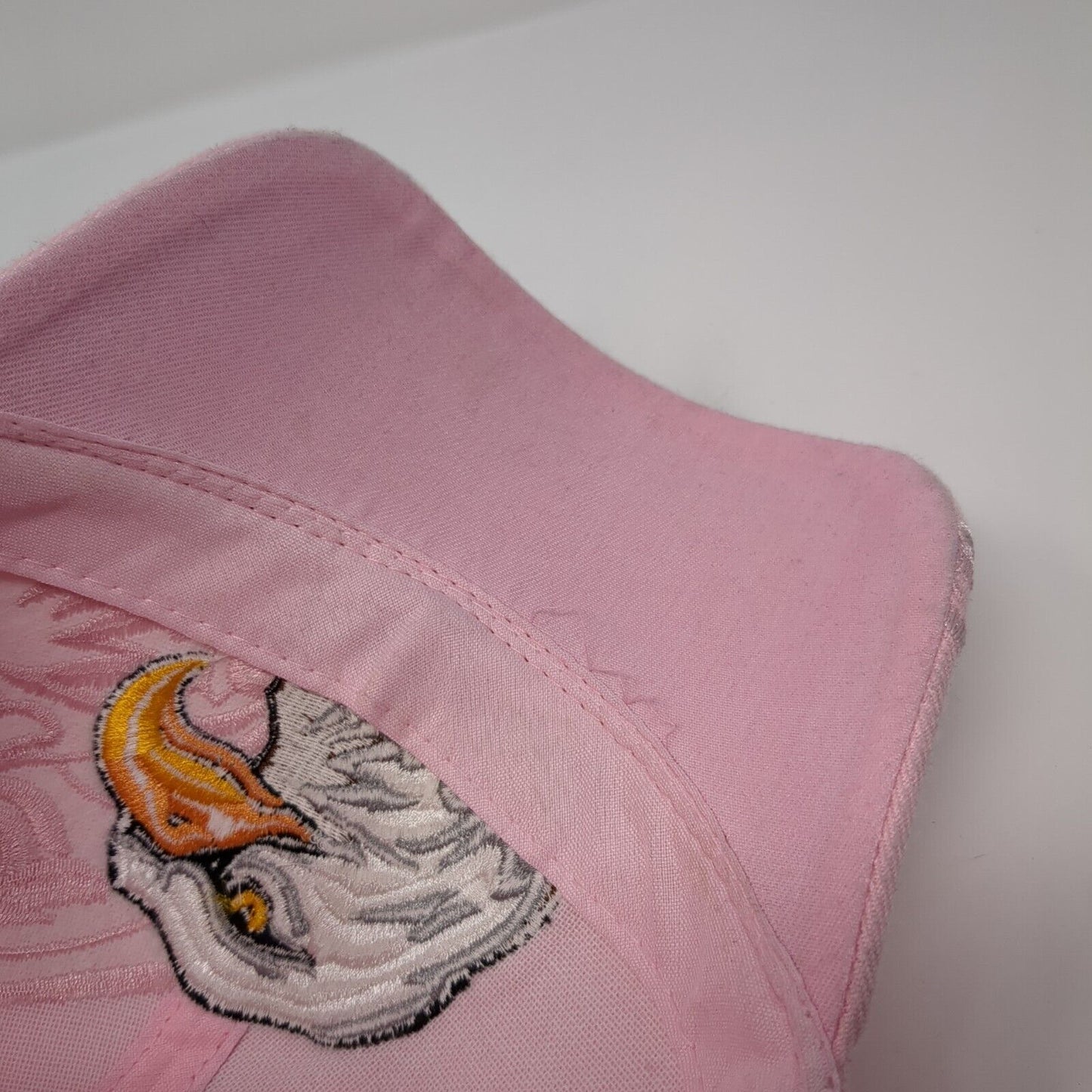 Eagles Strapback Hat Pink One Size Adjustable Embroidered 6 Panel