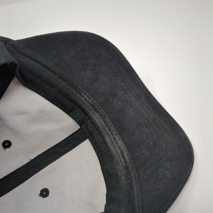 Unbranded Slideback Hat Black One Size Adjustable Vented Holes 6 Panel Blank