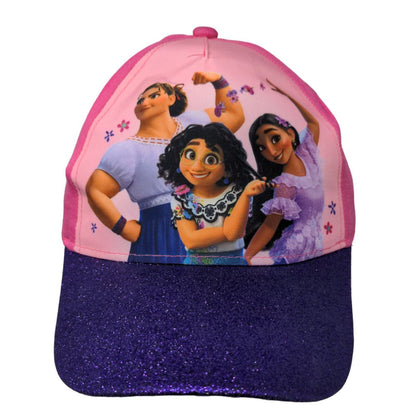 Disney Encanto Girl's Strapback Hat Multicolor Sparkly Adjustable