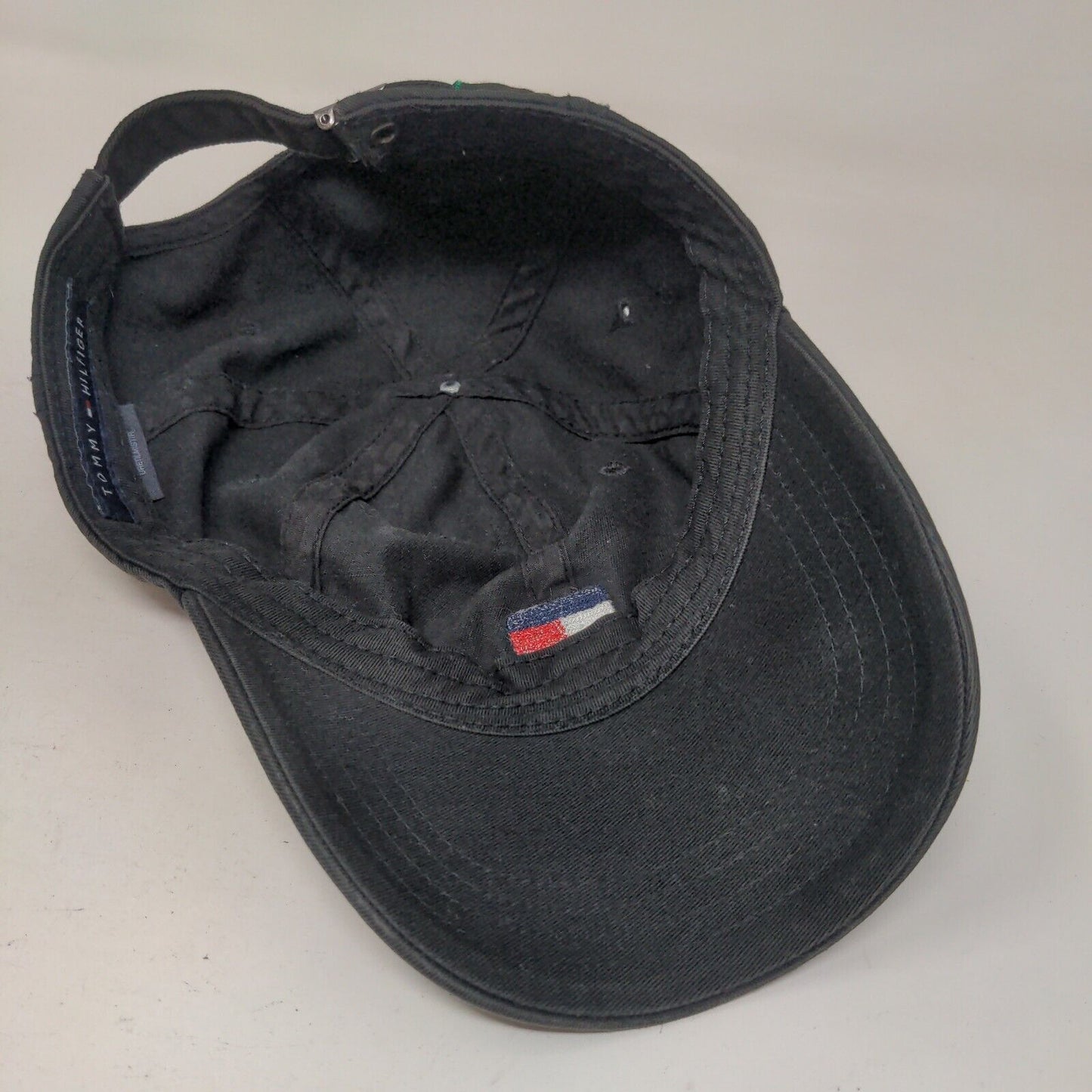 Tommy Hilfiger Slideback Hat Black Size OS Embroidered Logo Adjustable