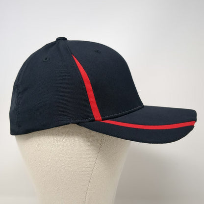 Sport-Tek Black Baseball Cap Size M Electrical Wholesale Supply Co Red Piping