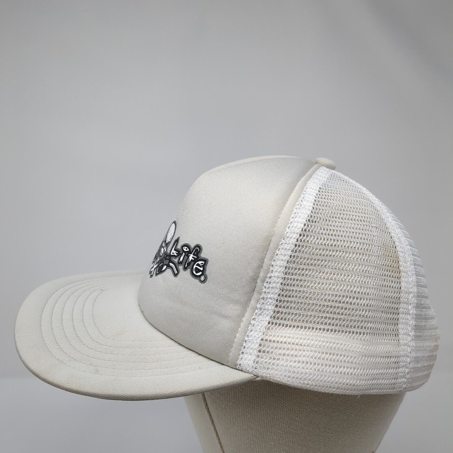 Diesel Life Snapback Trucker Hat Gray One Size Adjustable Mesh Back 6 Panel