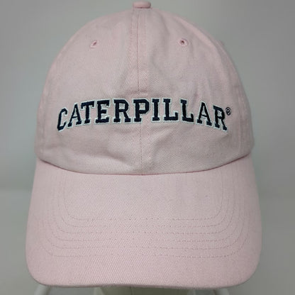 Caterpillar Baseball Cap Pink One Size CAT Logo Embroidered Slideback Cotton Hat