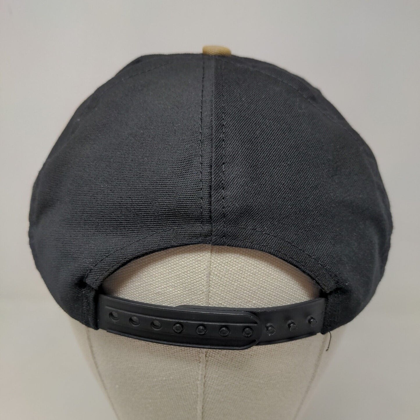 Unbranded Men's Snapback Hat Black Adjustable Embroidered NK Logo