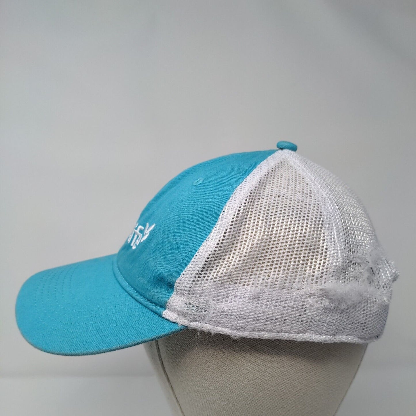 Herbalife Strapback Trucker Hat Blue OSFA Adjustable Embroidered Mesh Back