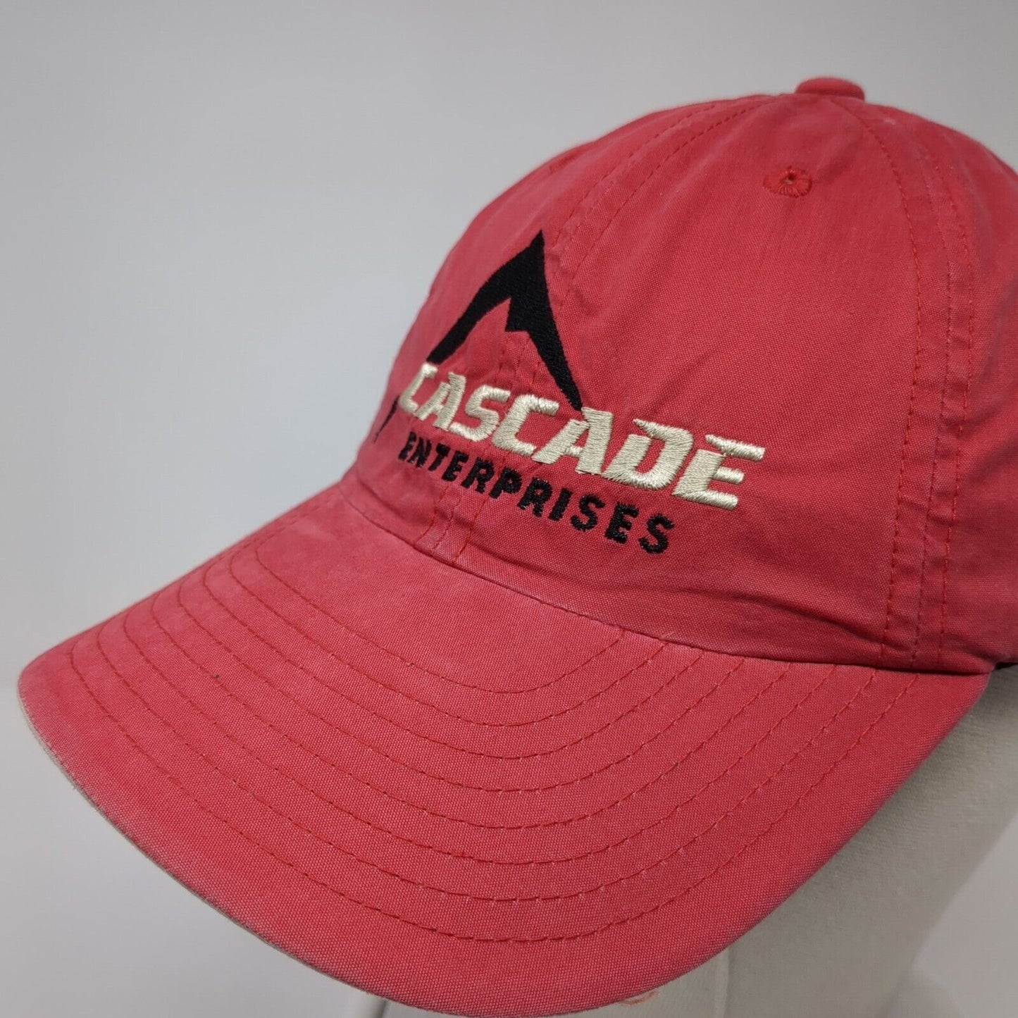 Cascade Enterprises Strapback Hat Red One Size 6 Panel Port Authority