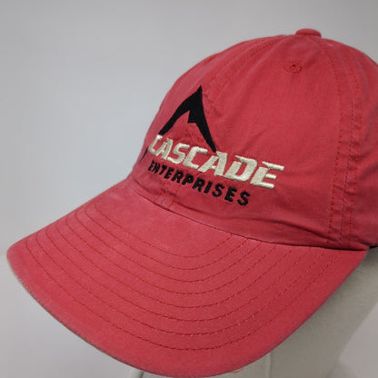 Cascade Enterprises Strapback Hat Red One Size 6 Panel Port Authority