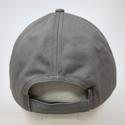 SeaWorld Baseball Cap Gray OSFM Shark Bitten Distressed Brim Shark Attack Hat