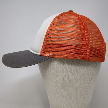 Shock Top Trucker Hat White Orange Gray One Size Mesh Snapback Belgian White