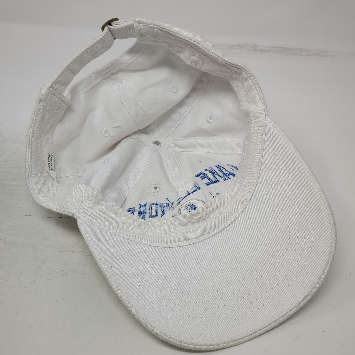 Baseball Cap White One Size Lake Elsinore Palm Tree 1888 Slideback Souvenir Hat
