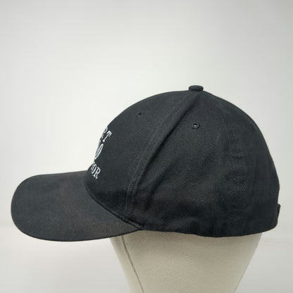 Richardson Baseball Cap Black OSFM Cotton TERT 2000 Instructor Hat Adjustable