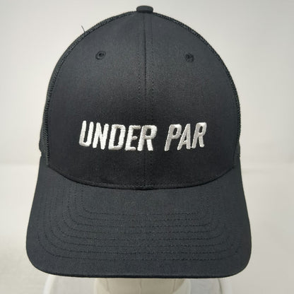 Richardson Trucker Hat Black One Size Under Par Over Par I'D Golf IGA Mesh