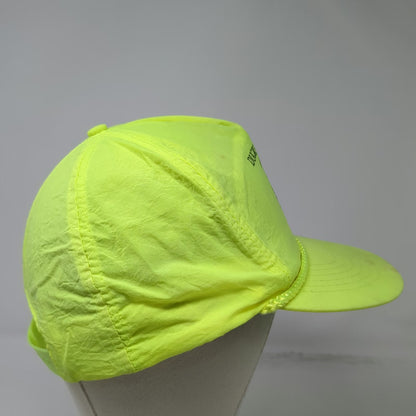 Otto Ducks Unlimited 5 Panel Green Hat One Size Rope Nylon Snapback Duck Logo