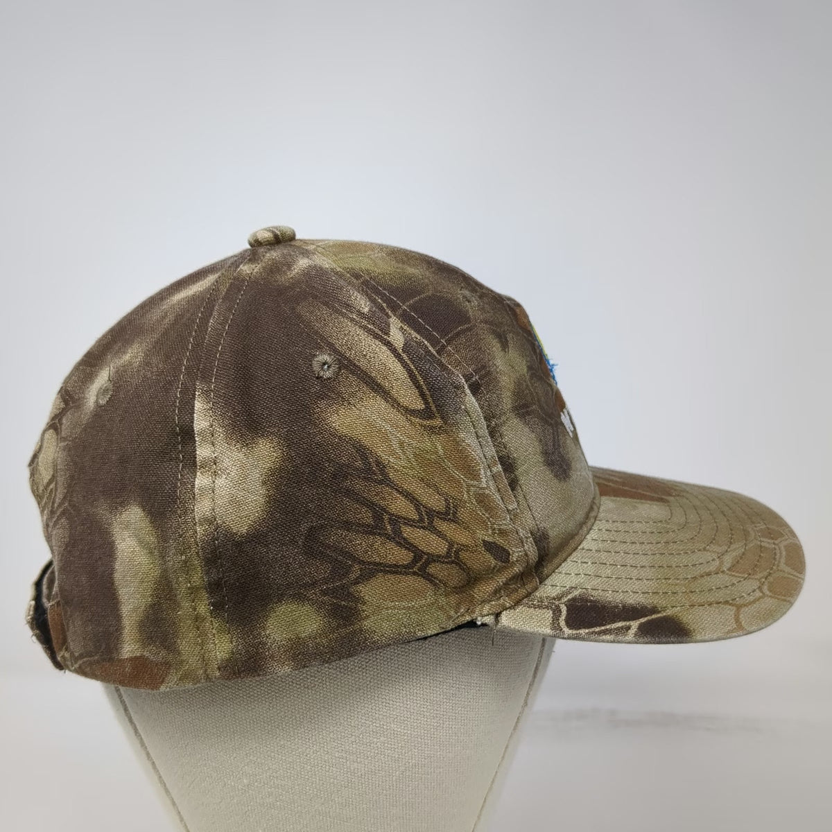 Port Authority Baseball Cap Brown One Size Interwest Valley Camo Hat Strapback
