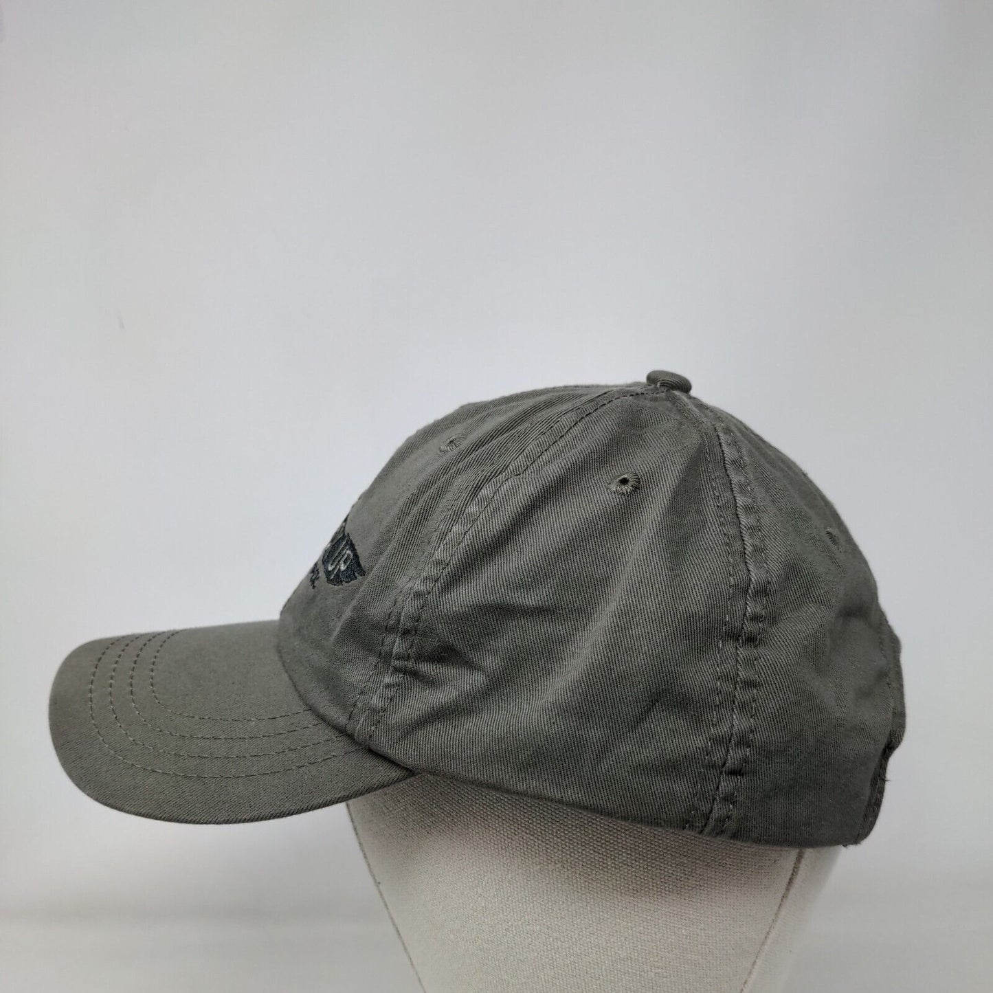 Let's Shack Up Slideback Hat Grayish-Brown OSFA Solid Joe's Crab Shack