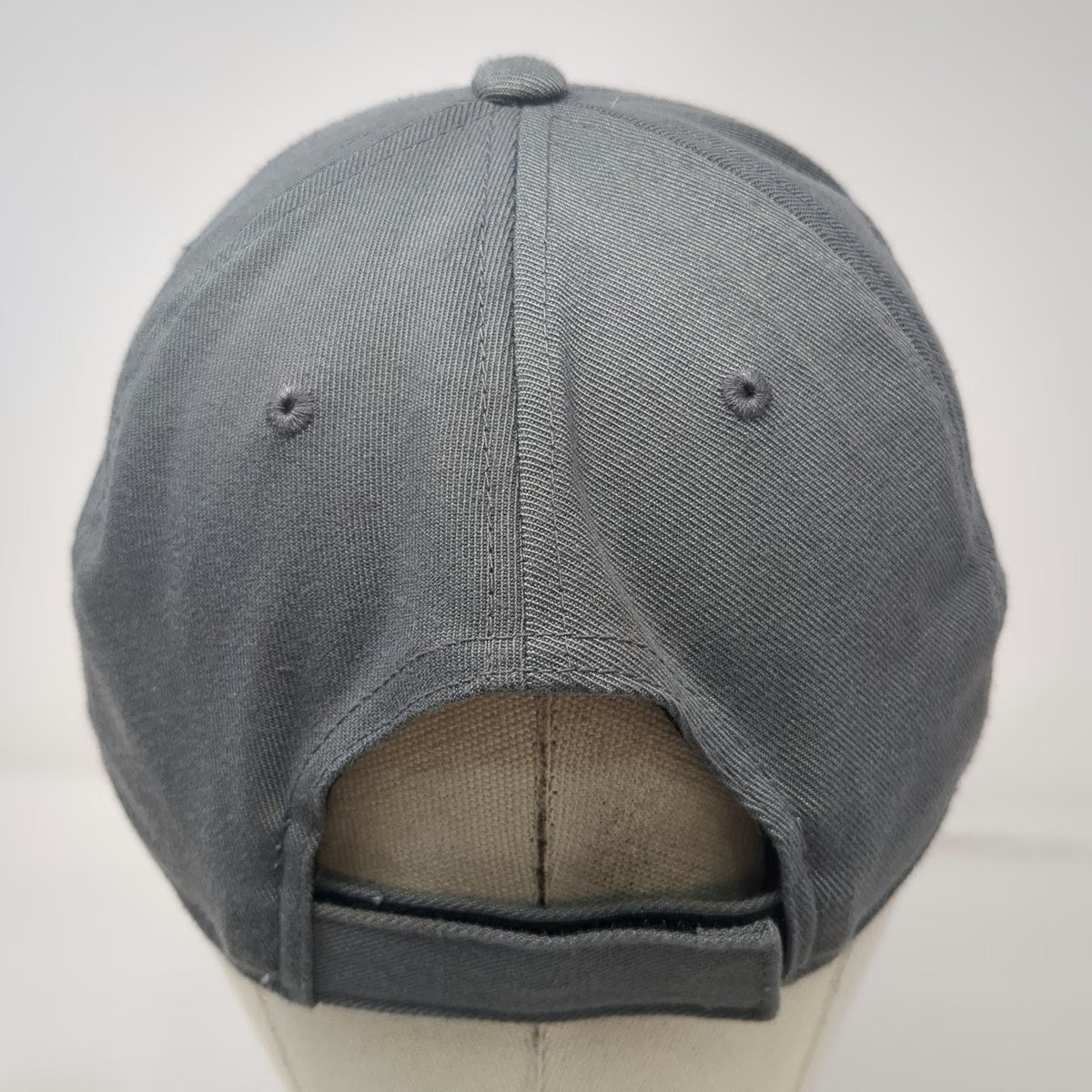 Yupoong Pebble Creek Baseball Cap Gray One Size Adjustable Flexfit 110 Logo Hat