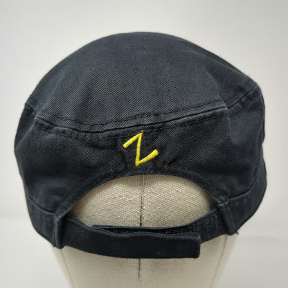 Oregon Ducks NCAA Zephyr Army Cap Black One Size Rhinestones Hibiscus Floral Hat