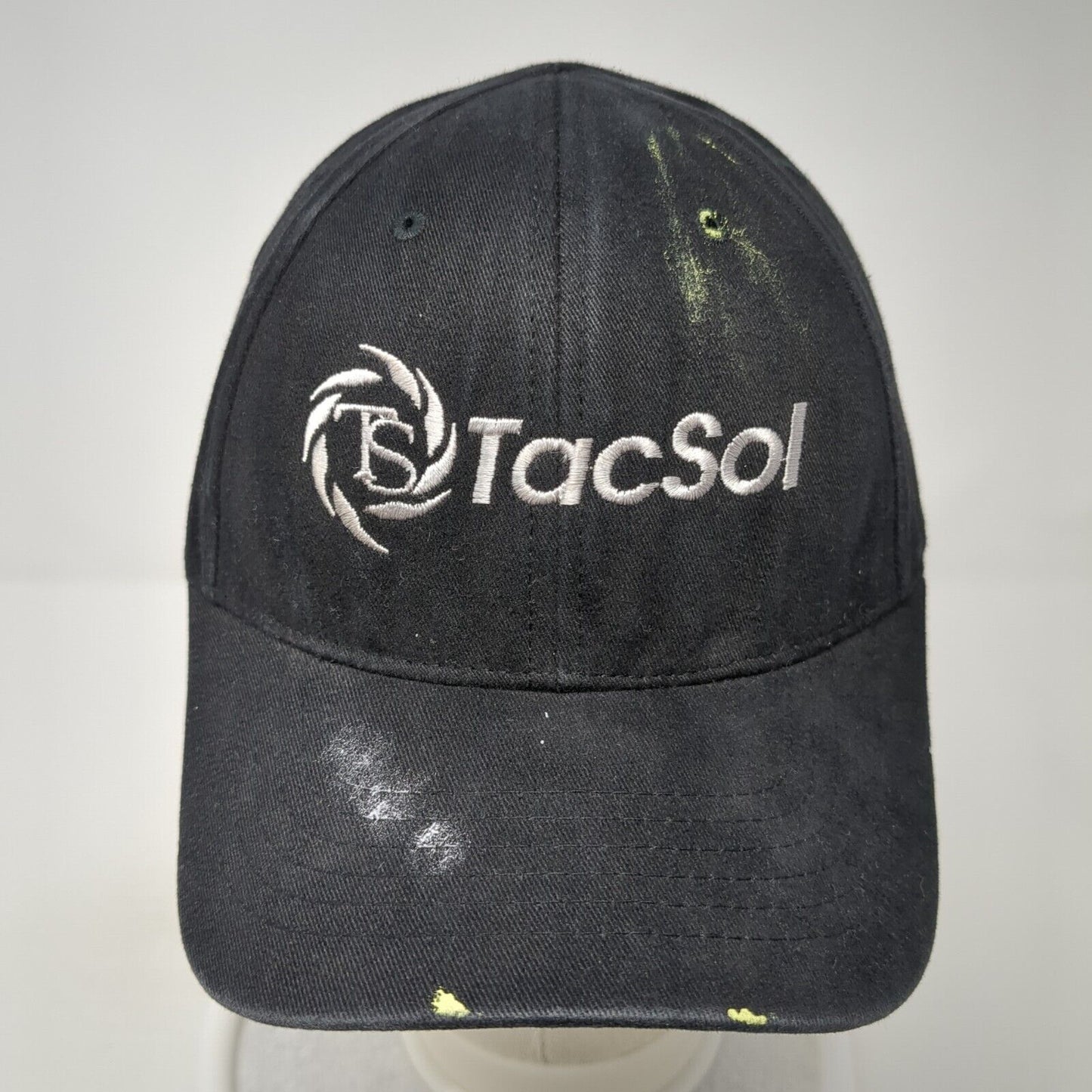 TacSol Tactical Solutions Strapback Hat Black One Size Adjustable Shasta Wear