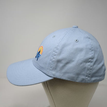 Vela Sun Water Logo Blue One Size Baseball Cap Hat Adjustable Slideback Cotton
