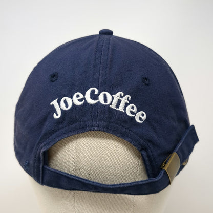 Known Supply Joe Coffee Baseball Cap Blue One Size Bench Embroidered Cotton Hat