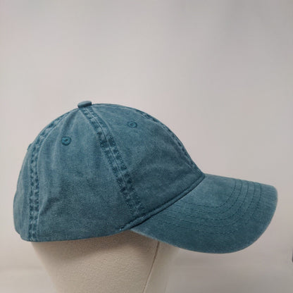 Unbranded Slideback Hat Solid Green OSFM Casual Outdoor Adjustable Blank