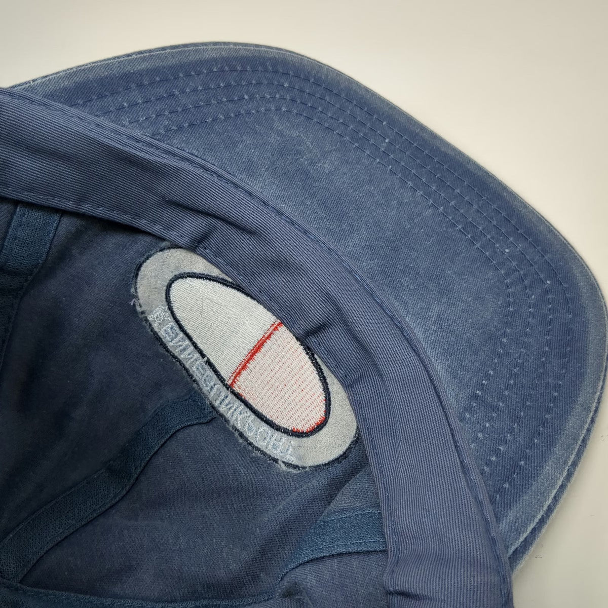 J-Hats Kennebunkport Maine Blue One Size Baseball Cap Slideback Cotton Logo Hat