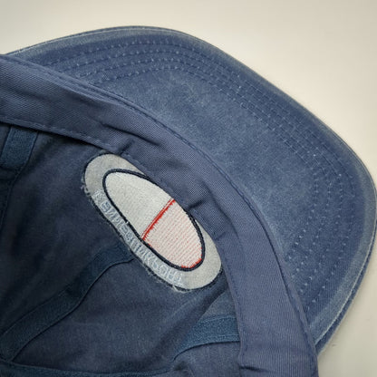 J-Hats Kennebunkport Maine Blue One Size Baseball Cap Slideback Cotton Logo Hat