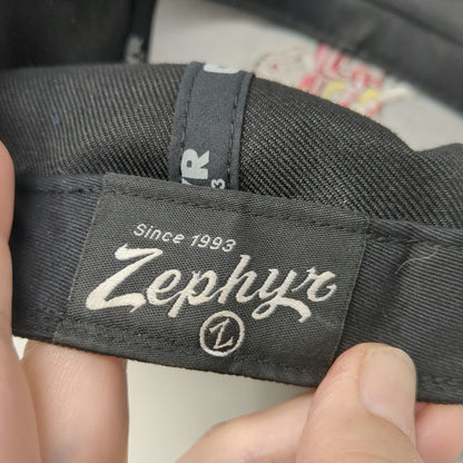 Zephyr Baseball Cap Black 7 5/8 Fitted Puras Fritas French Fry Mascot Hat