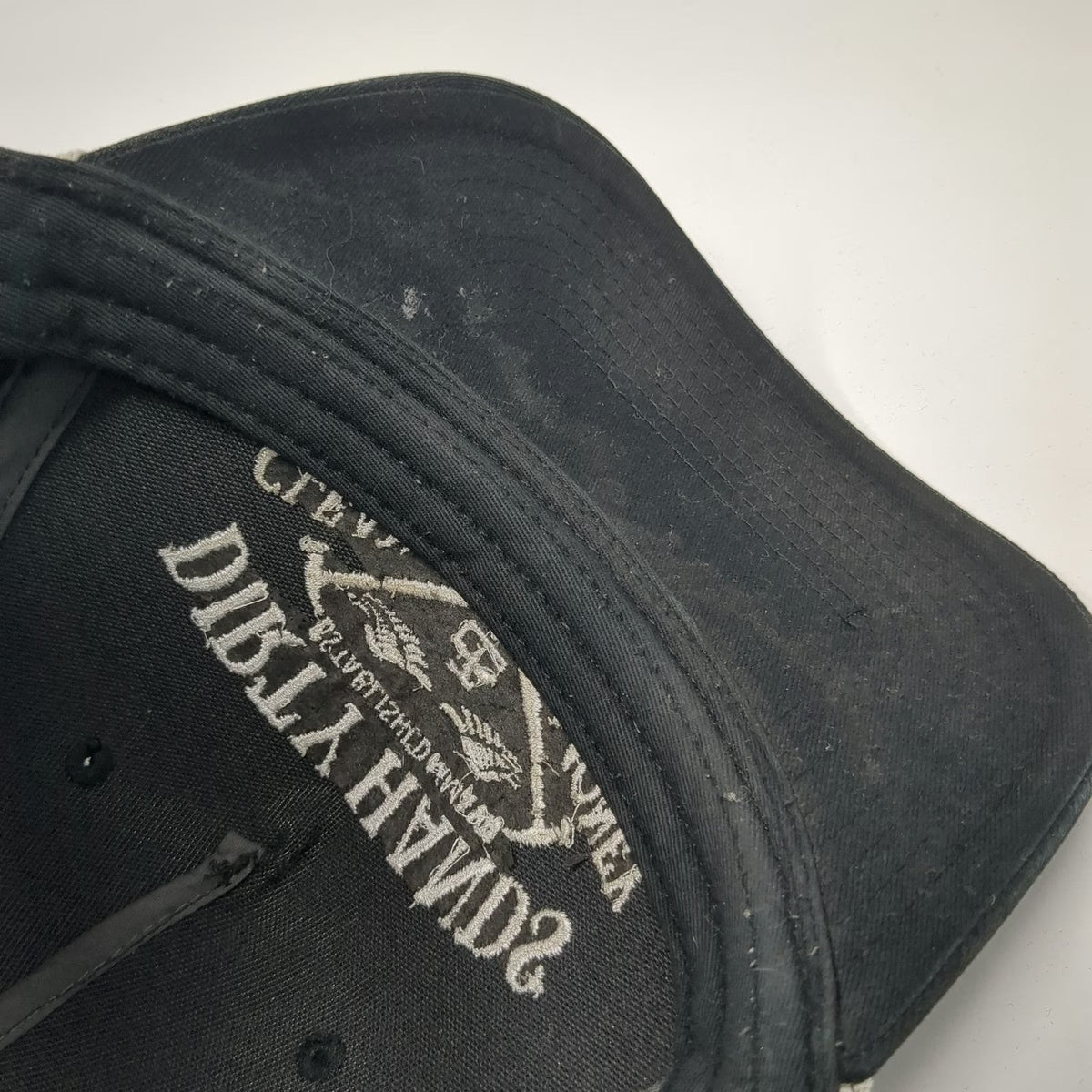Troll Co. 5 Panel Black Hat One Size Dirty Hands Clean Money Snapback Rope Crown