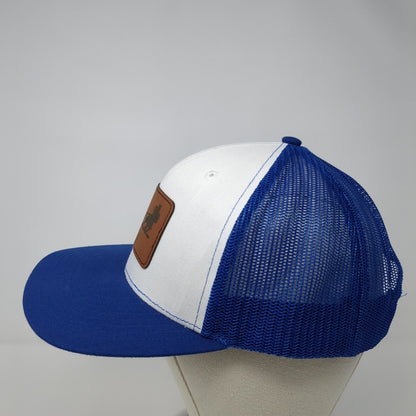 TV Snapback Trucker Hat Blue One Size Adjustable Mesh Back 6 Panel Richardson