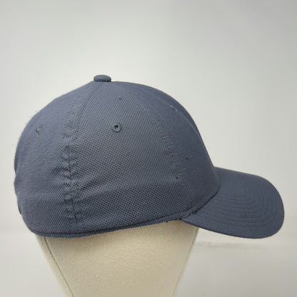 Adidas Baseball Cap Gray M Stretch Fit Embroidered Logo AEROREADY Athletic Hat