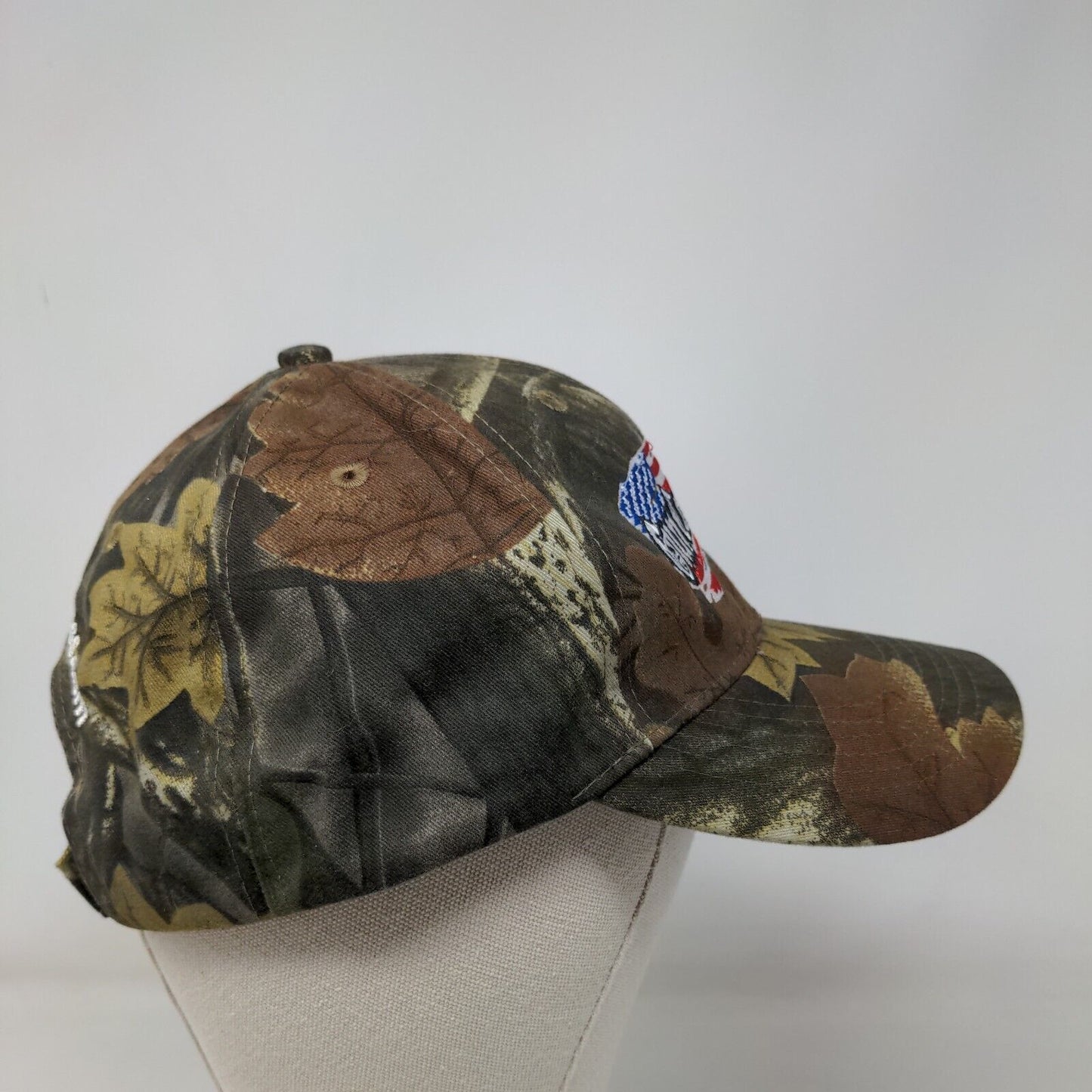 Gun Control My Ass Strapback Hat Camouflage OSFM Embroidered Patriotic Otto