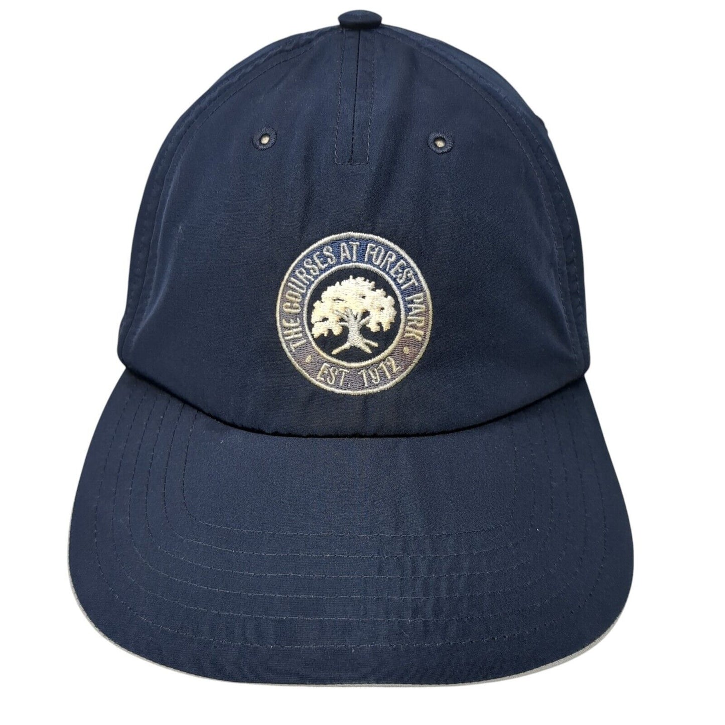 The Courses at Forest Park Est 1912 Strapback Hat Blue One Size Adidas