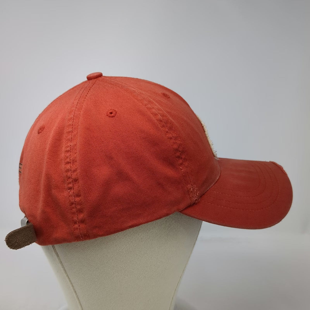 American Eagle Baseball Cap Orange One Size Distressed Snowboard Patch AE Hat