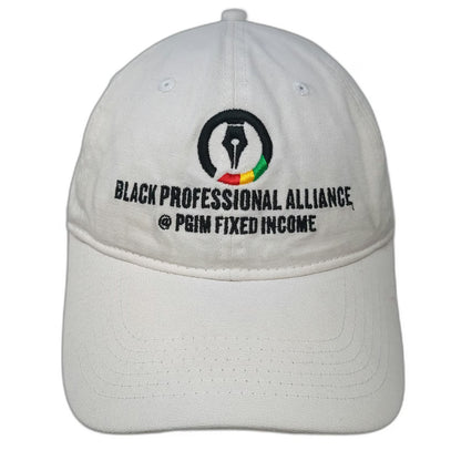 Port Company Baseball Cap White One Size Strapback PGIM Fixed Income Cotton Hat