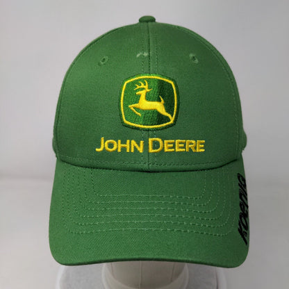 John Deere Koenig Slideback Hat Green OSFM Embroidered Solid 6 Panel