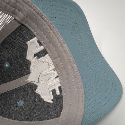 Home Idaho Trucker Hat Blue Large Adjustable Embroidered Mesh Back Richardson